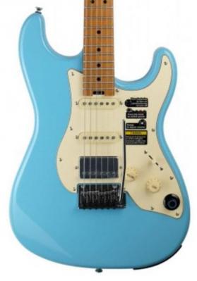 Guitare électrique modélisation & midi Mooer GTRS S801 Intelligent Guitar - Sonic blue