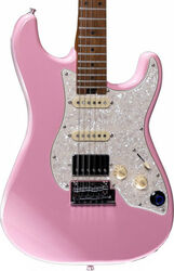 Guitare électrique modélisation & midi Mooer GTRS S801 Intelligent Guitar - Shell pink