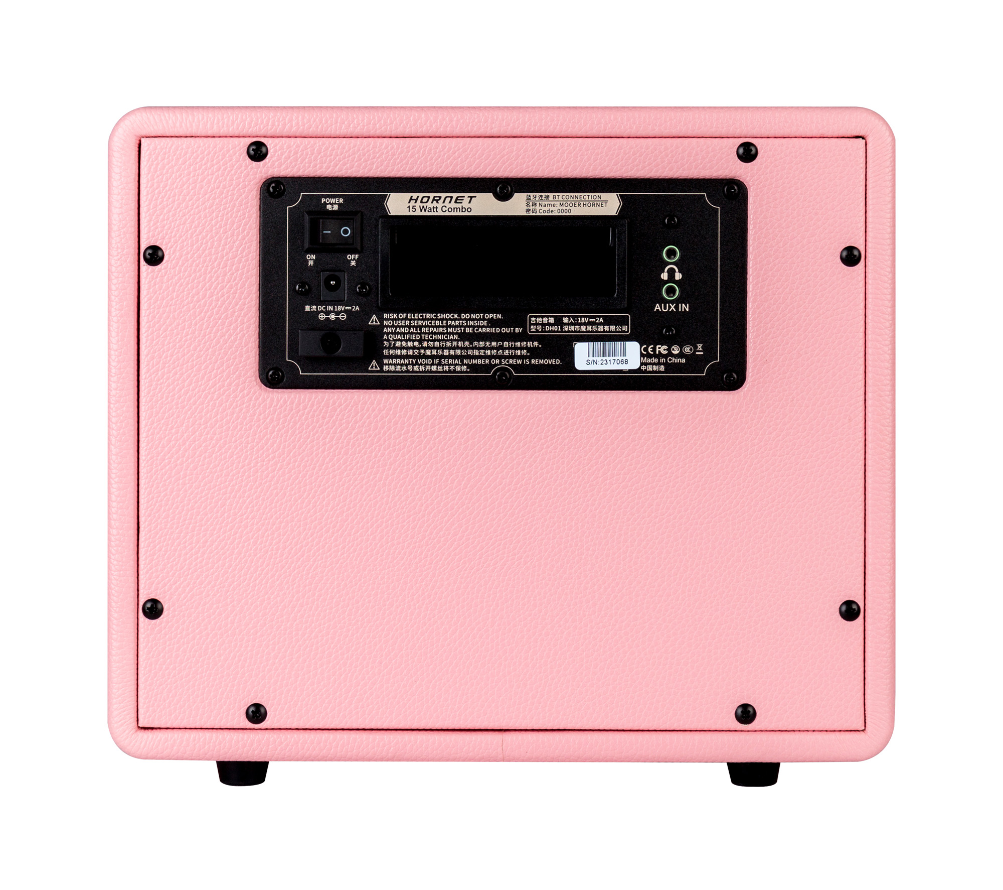 Mooer Hornet 15 W 6.5 Pink - Ampli Guitare Électrique Combo - Variation 2