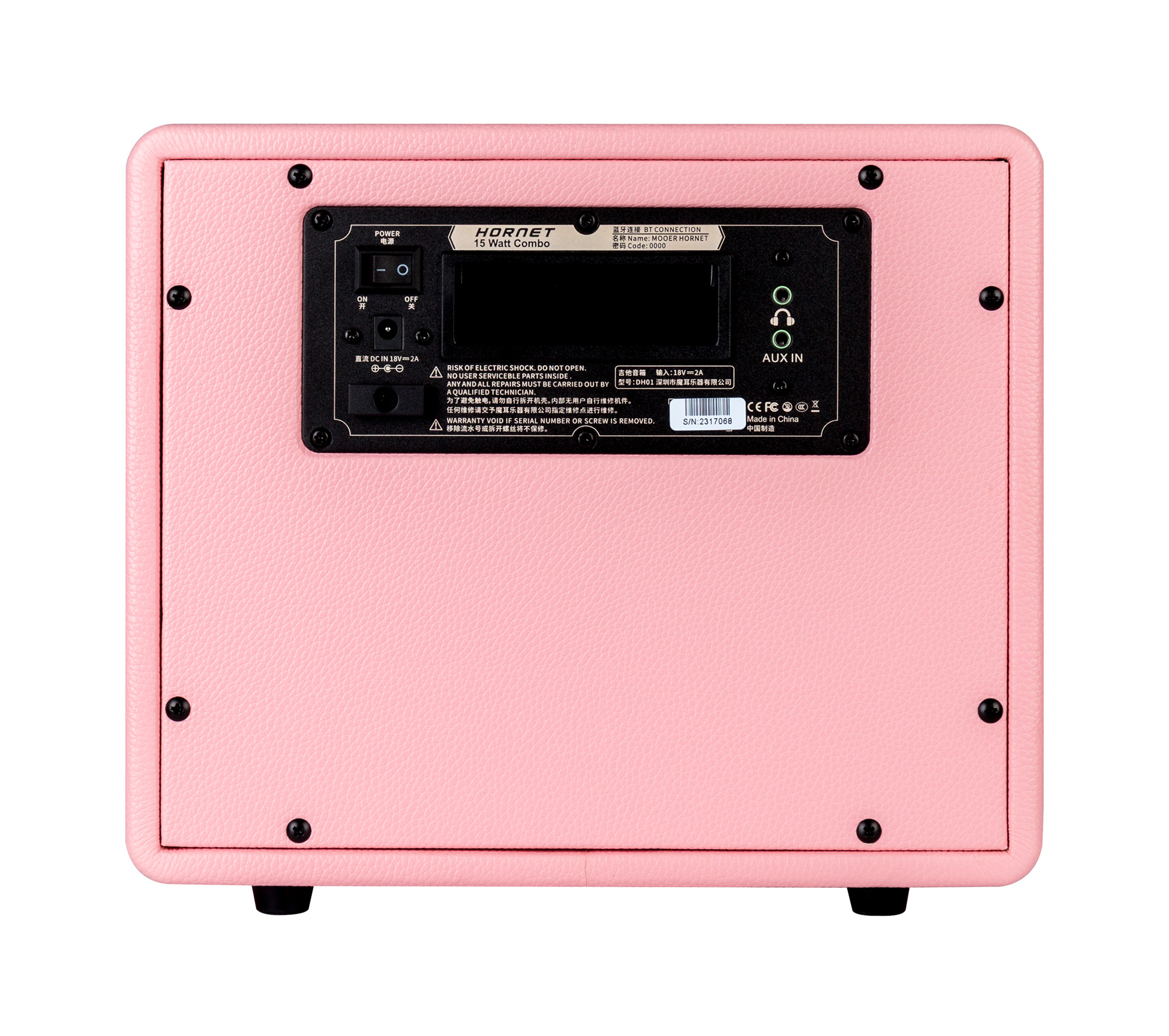 Mooer Hornet 15 W 6.5 Pink - Ampli Guitare Électrique Combo - Variation 2