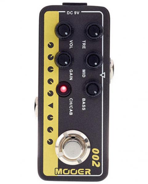 Preampli électrique Mooer Micro Preamp 002 UK Gold 900