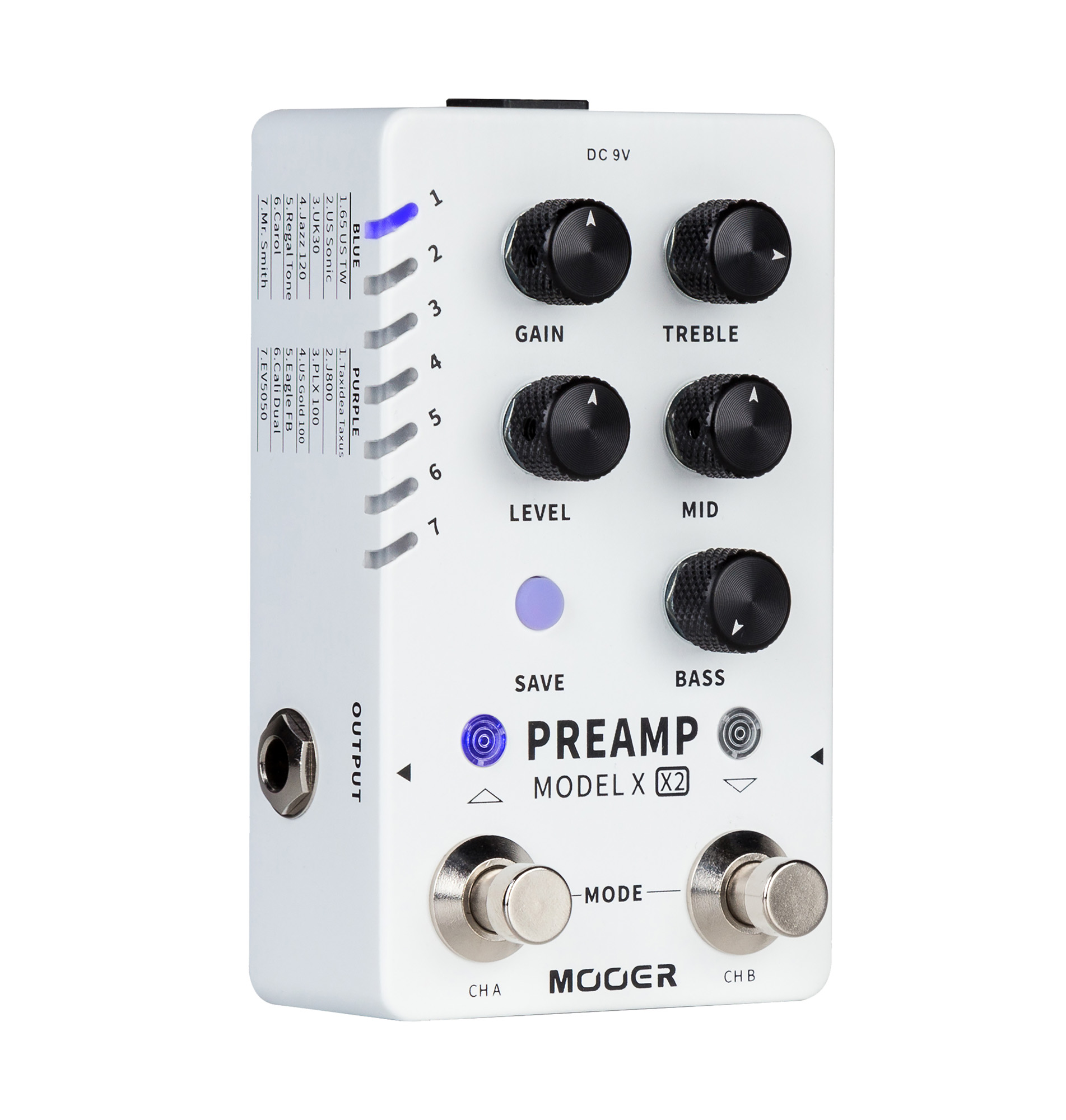 Mooer Preamp Model X2 - Preampli Électrique - Variation 1