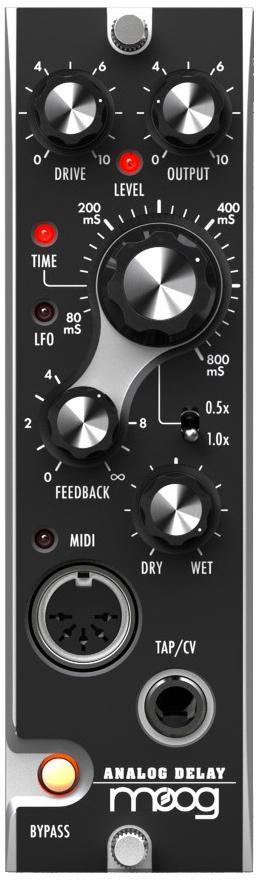 Module format 500 Moog Analog Delay 500