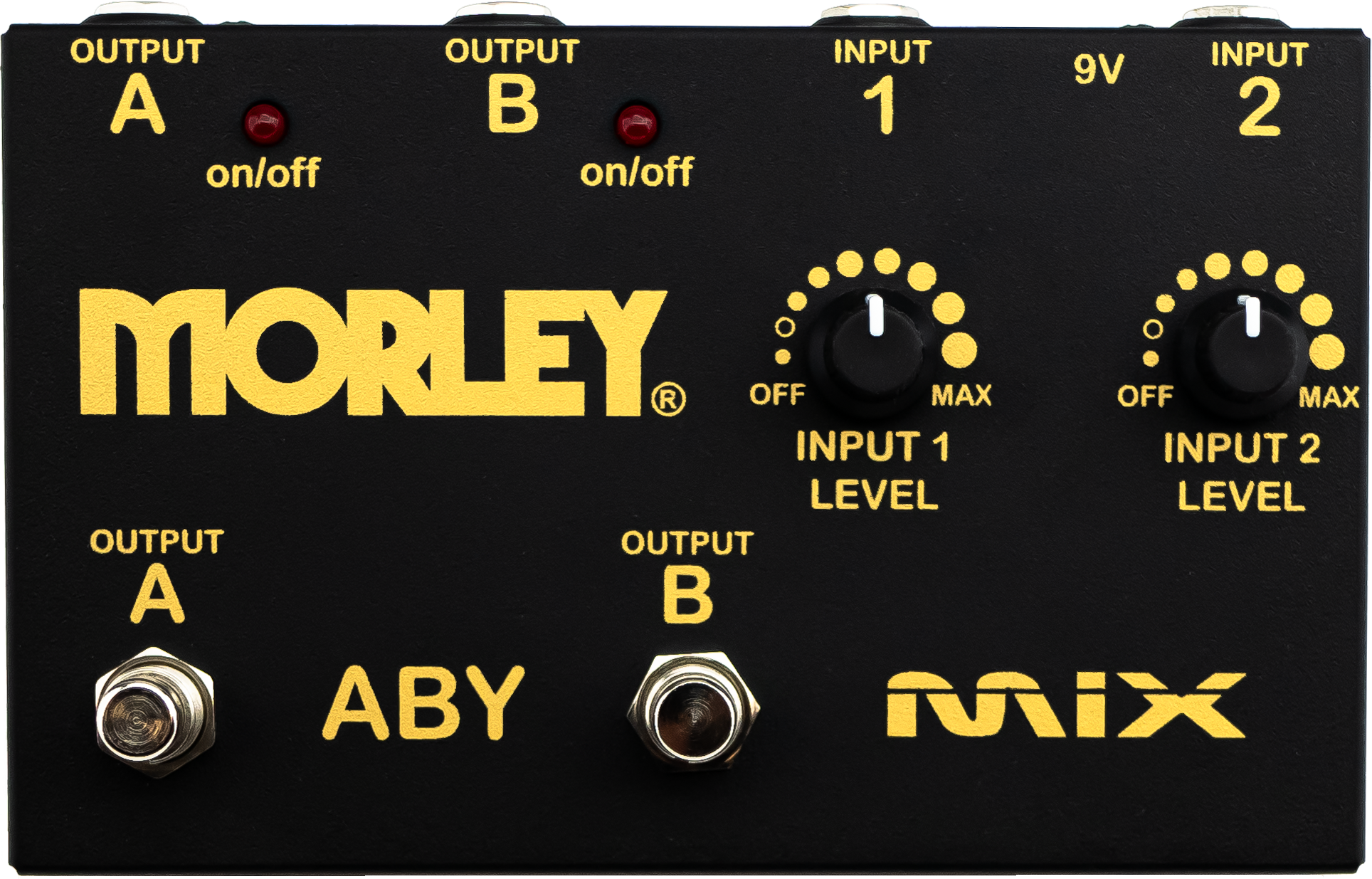 Morley Aby Mix Gold Series Switcher Avec Volume 2 Entrees 2 Sorties - Footswitch & Commande Divers - Main picture