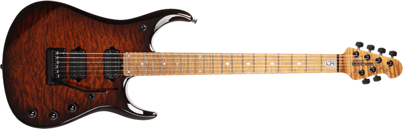 Music Man John Petrucci Jp15 Signature 2h Dimarzio Piezo Trem Mn +housse - Amber Waves Quilt - Guitare Électrique Signature - Main picture