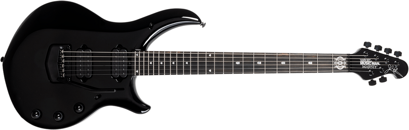 Music Man John Petrucci Majesty 6 Signature 2h Dimarzio Piezo Trem Eb +etui - Dark Side - Guitare Électrique Signature - Main picture