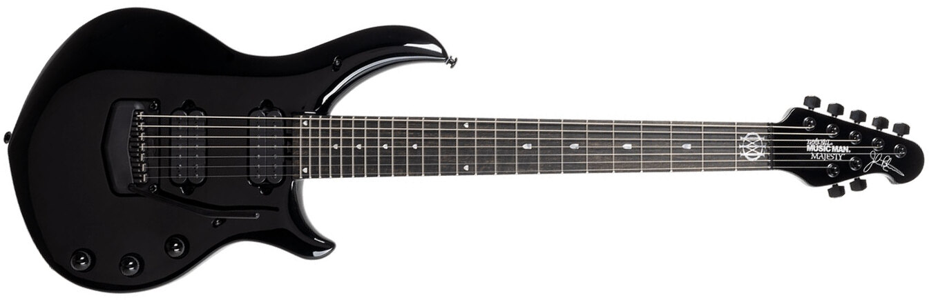 Music Man John Petrucci Majesty 7c Signature 2h Dimarzio Piezo Trem Eb +etui - Dark Side - Guitare Électrique Signature - Main picture