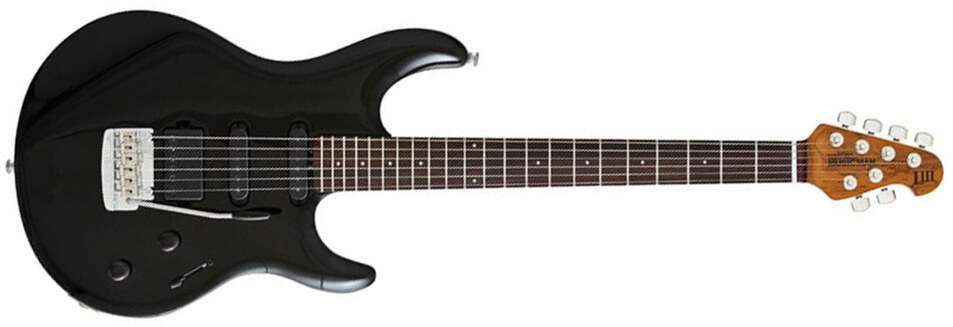 Music Man Steve Lukather Luke 3 Hss - Black - Guitare Électrique Forme Str - Main picture