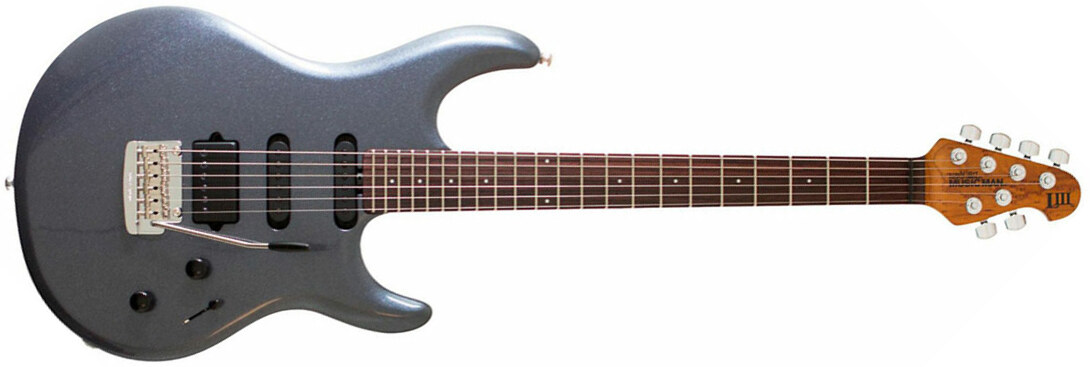 Music Man Steve Lukather Luke Iii 3 Hss Signature Trem Rw - Bodhi Blue - Guitare Électrique Forme Str - Main picture