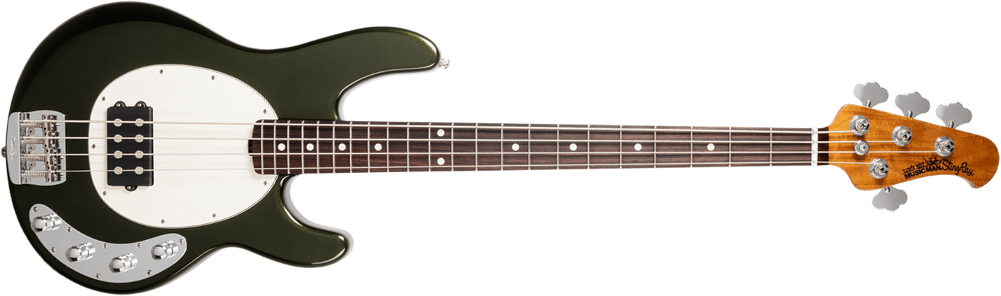 Music Man Stingray Special H Active Rw +housse - Fallout Green - Basse Électrique Solid Body - Main picture