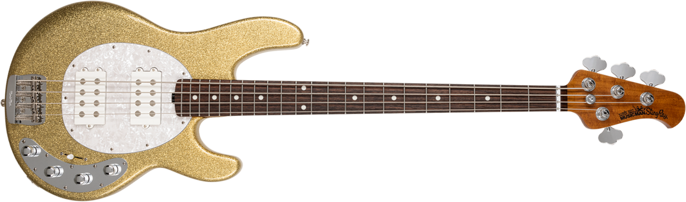 Music Man Stingray Special Hh Active Rw +housse - Genius Gold - Basse Électrique Solid Body - Main picture