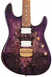 Guitare électrique forme str Music man Jason Richardson6 Cutlass - Majora purple