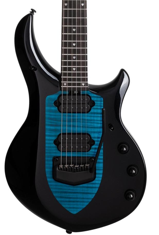 Guitare électrique métal Music man John Petrucci Majesty 6 +Gig Bag - Okelani Blue