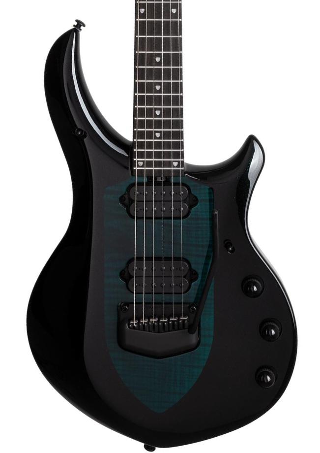 Guitare électrique signature Music man John Petrucci Majesty 6 +Gig Bag - Emerald sky