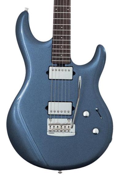 Guitare électrique signature Music man Steve Lukather Luke III HH +Gig Bag - Bodhi blue