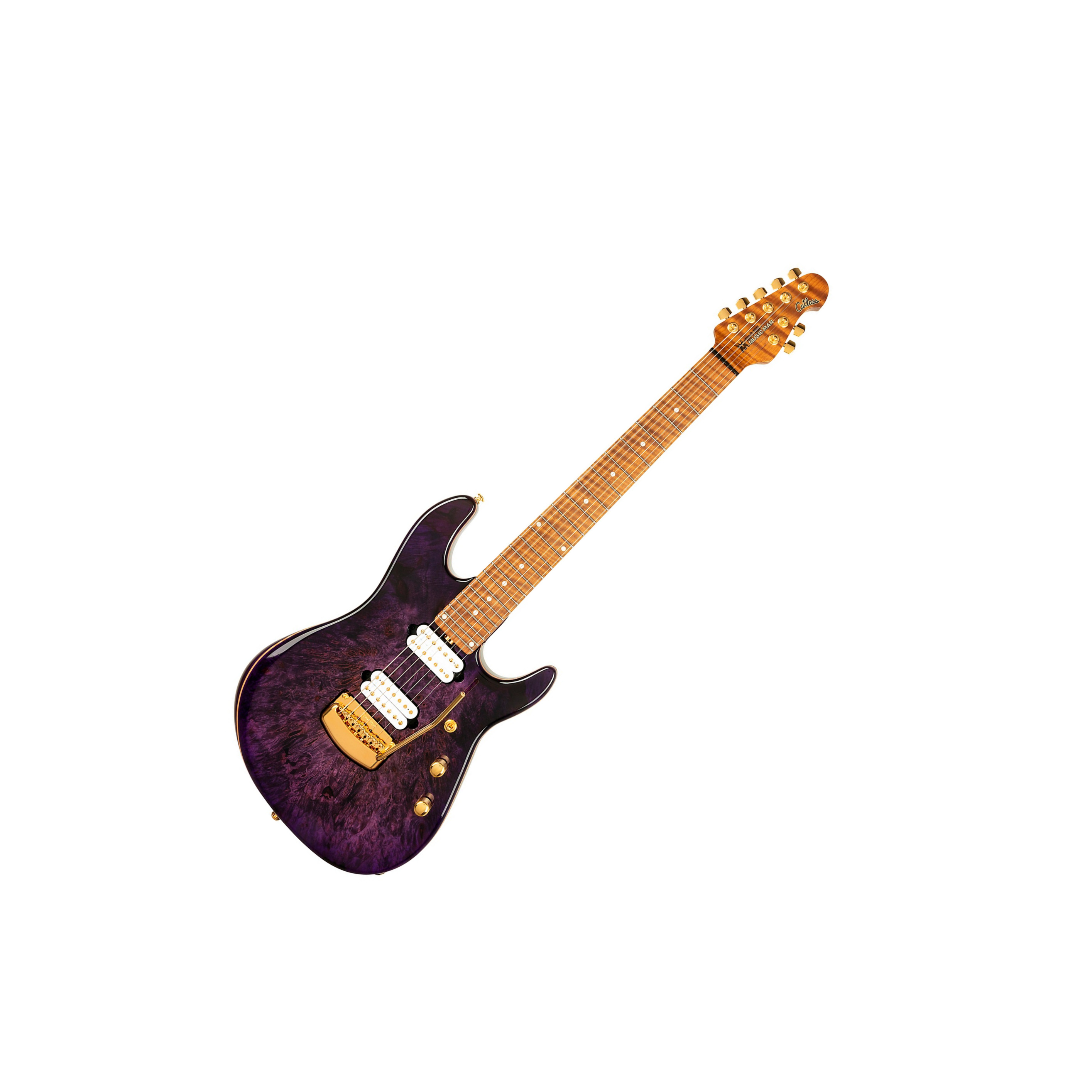Music Man Jason Richardson7 Cutlass Signature 7c 2h Trem Mn - Majora Purple - Guitare Électrique 7 Cordes - Variation 1