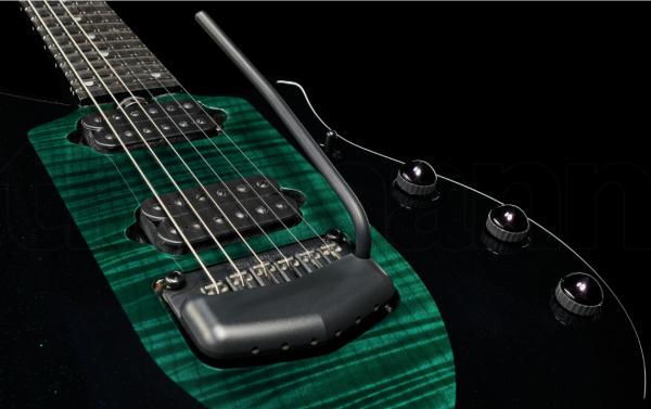Guitare électrique solid body Music man John Petrucci Majesty 6 - emerald sky