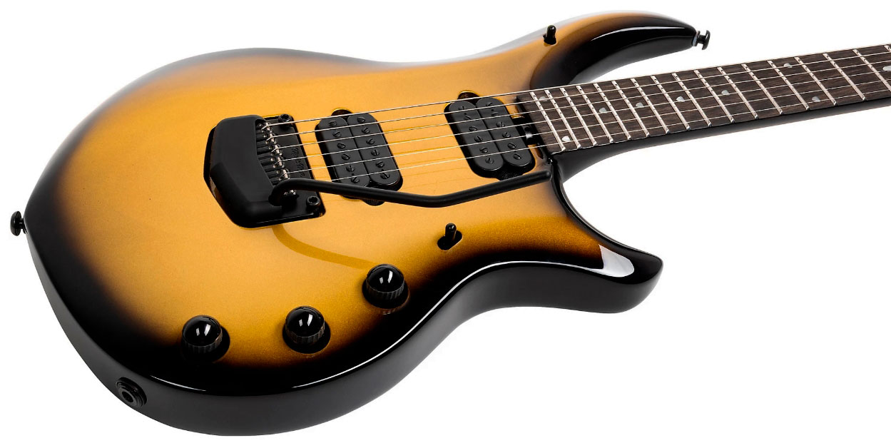 Music Man John Petrucci Majesty 6 Signature 2h Dimarzio Piezo Trem Eb +etui - Gold Eclipse - Guitare Électrique Signature - Variation 2