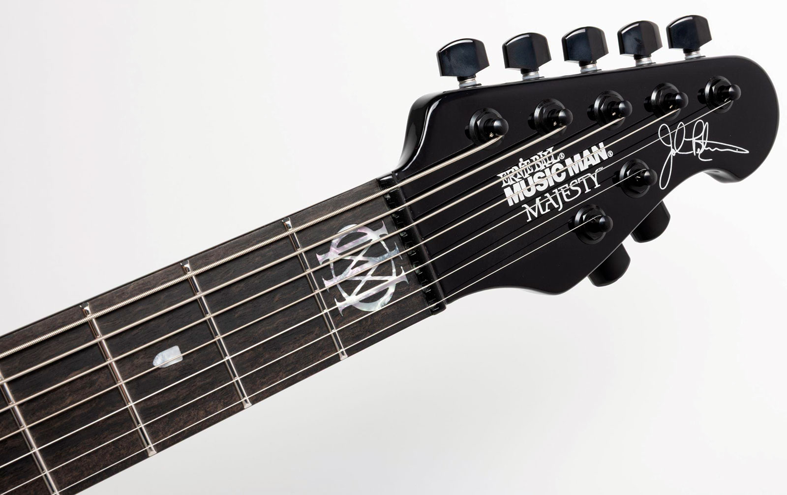 Music Man John Petrucci Majesty 7c Signature 2h Dimarzio Piezo Trem Eb +etui - Dark Side - Guitare Électrique Signature - Variation 4