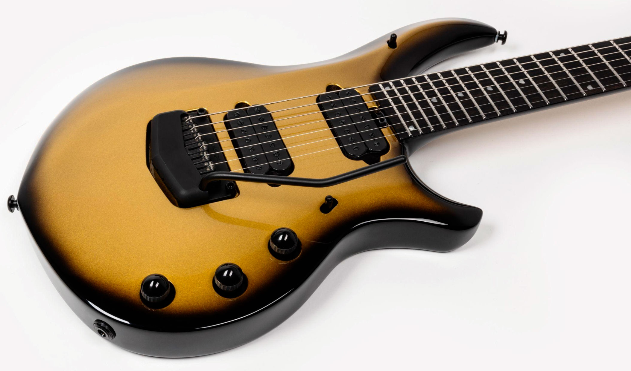 Music Man John Petrucci Majesty 7c Signature 2h Dimarzio Piezo Trem Eb +etui - Gold Eclipse - Guitare Électrique Signature - Variation 4
