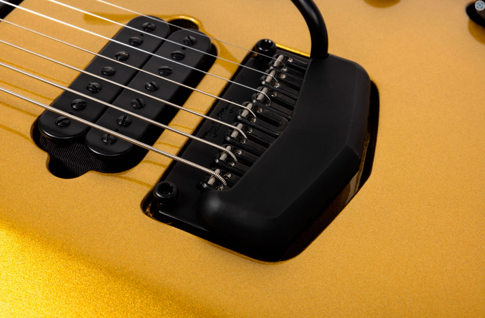 Music Man John Petrucci Majesty 7c Signature 2h Dimarzio Piezo Trem Eb +etui - Gold Eclipse - Guitare Électrique Signature - Variation 7