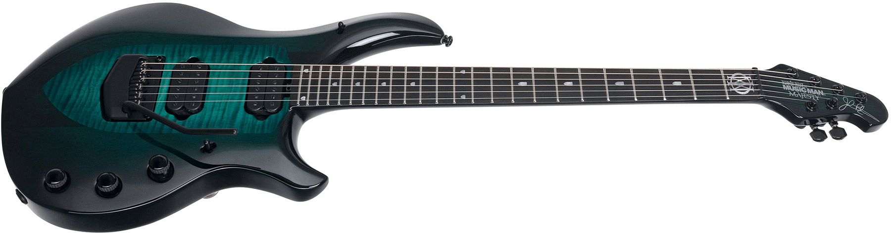 Music Man John Petrucci Majesty 7c Signature 2h Dimarzio Piezo Trem Eb - Enchanted Forest - Guitare Électrique 7 Cordes - Variation 1