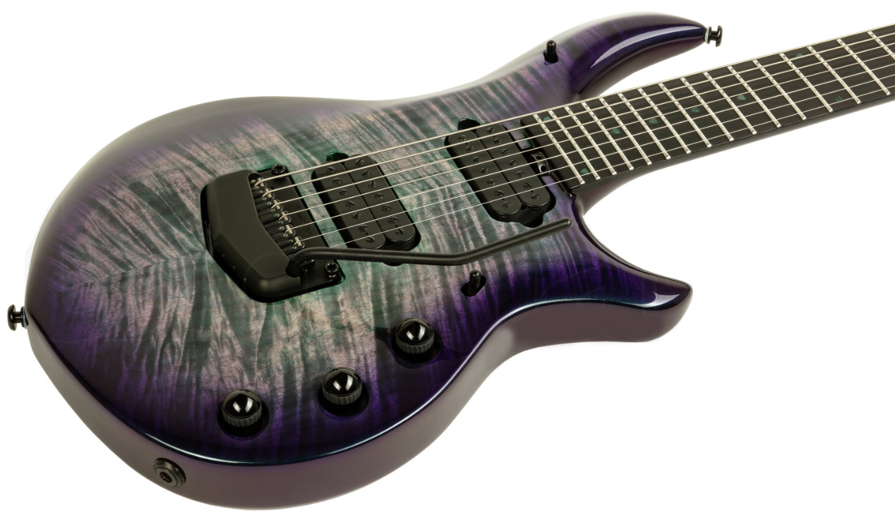 Music Man John Petrucci Majesty Maple Top 7 Signature 2h Dimarzio Piezo Trem Eb - Crystal Amethyst - Guitare Électrique 7 Cordes - Variation 2