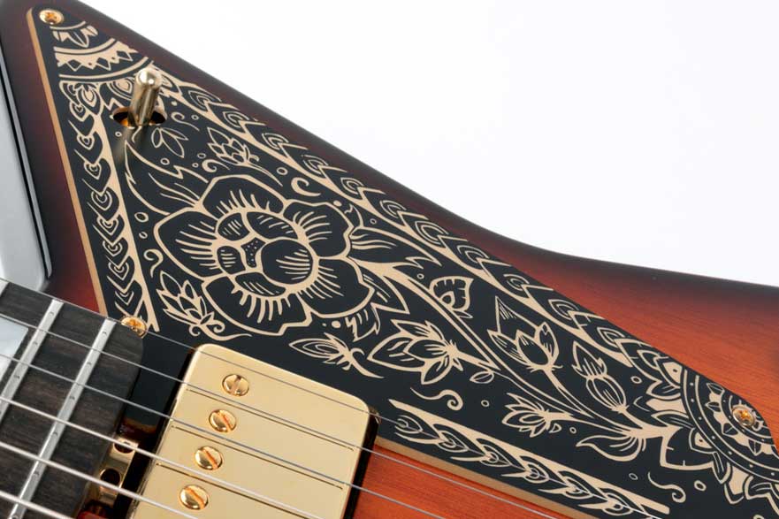 Music Man Mariposa Hh Usa 2h Trem Eb - Sahara Sunset - Guitare Électrique RÉtro Rock - Variation 4