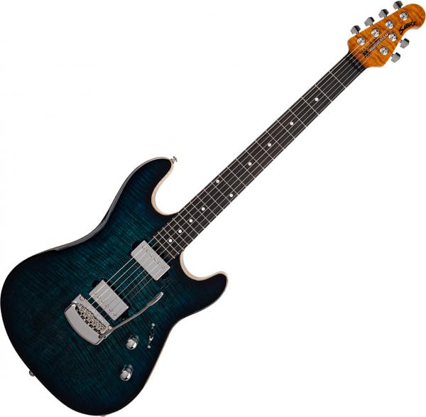 Guitare électrique solid body Music man Sabre (USA, EB) - Deep blue burst