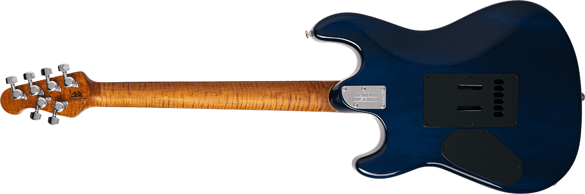 Music Man Sabre Usa 2h Trem Eb - Deep Blue Burst - Guitare Électrique Forme Str - Variation 1