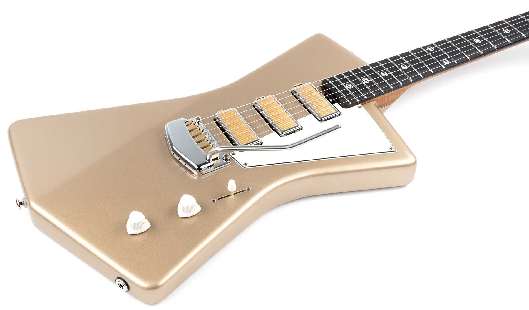 Music Man St Vincent Goldie 3h Trem Eb - Cashmere - Guitare Électrique RÉtro Rock - Variation 2