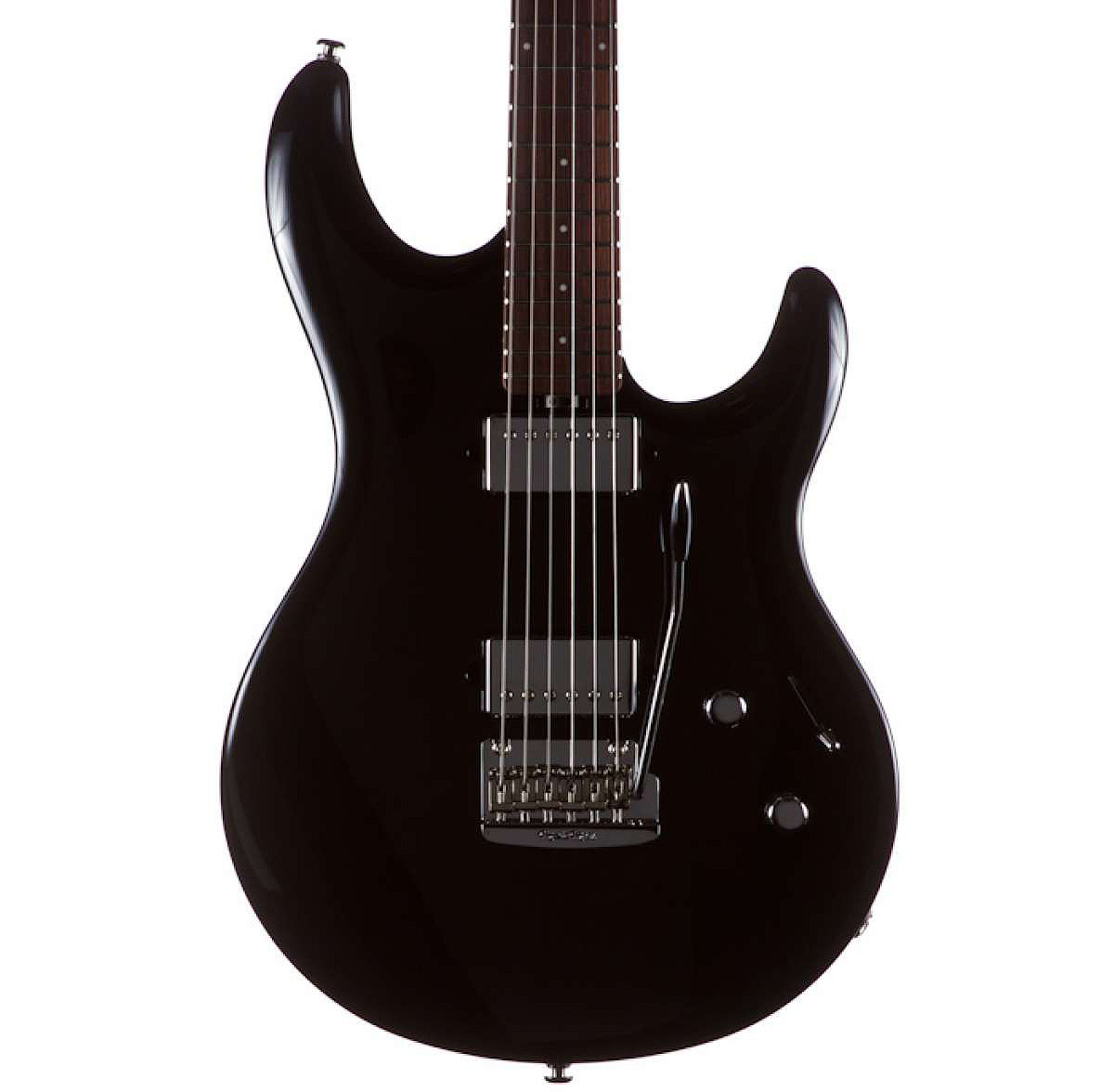 Music Man Steve Lukather Luke Iii 3 Hh Signature Trem Rw - Black - Guitare Électrique Forme Str - Variation 1