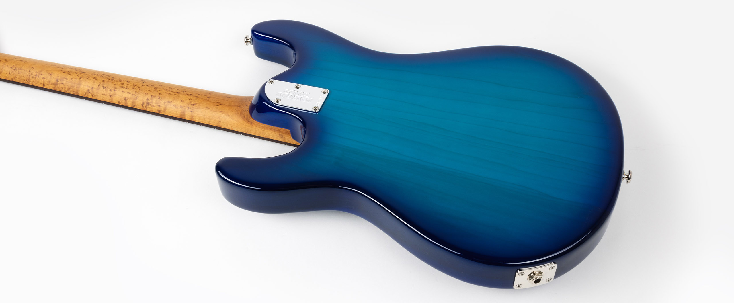 Music Man Steve Morse Usa Hssh Ht Rw - Morse Blue Burst - Guitare Électrique Forme Str - Variation 5