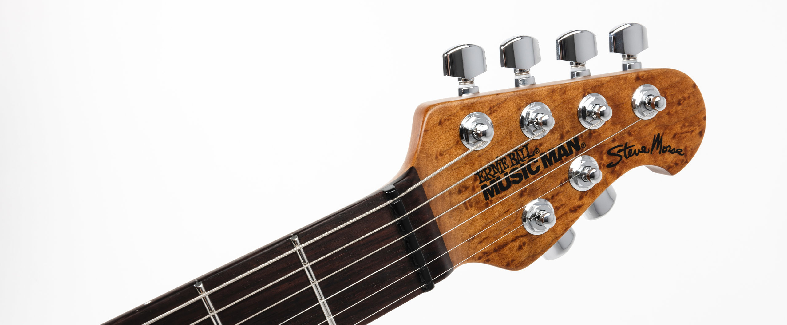 Music Man Steve Morse Usa Hssh Ht Rw - Morse Blue Burst - Guitare Électrique Forme Str - Variation 6