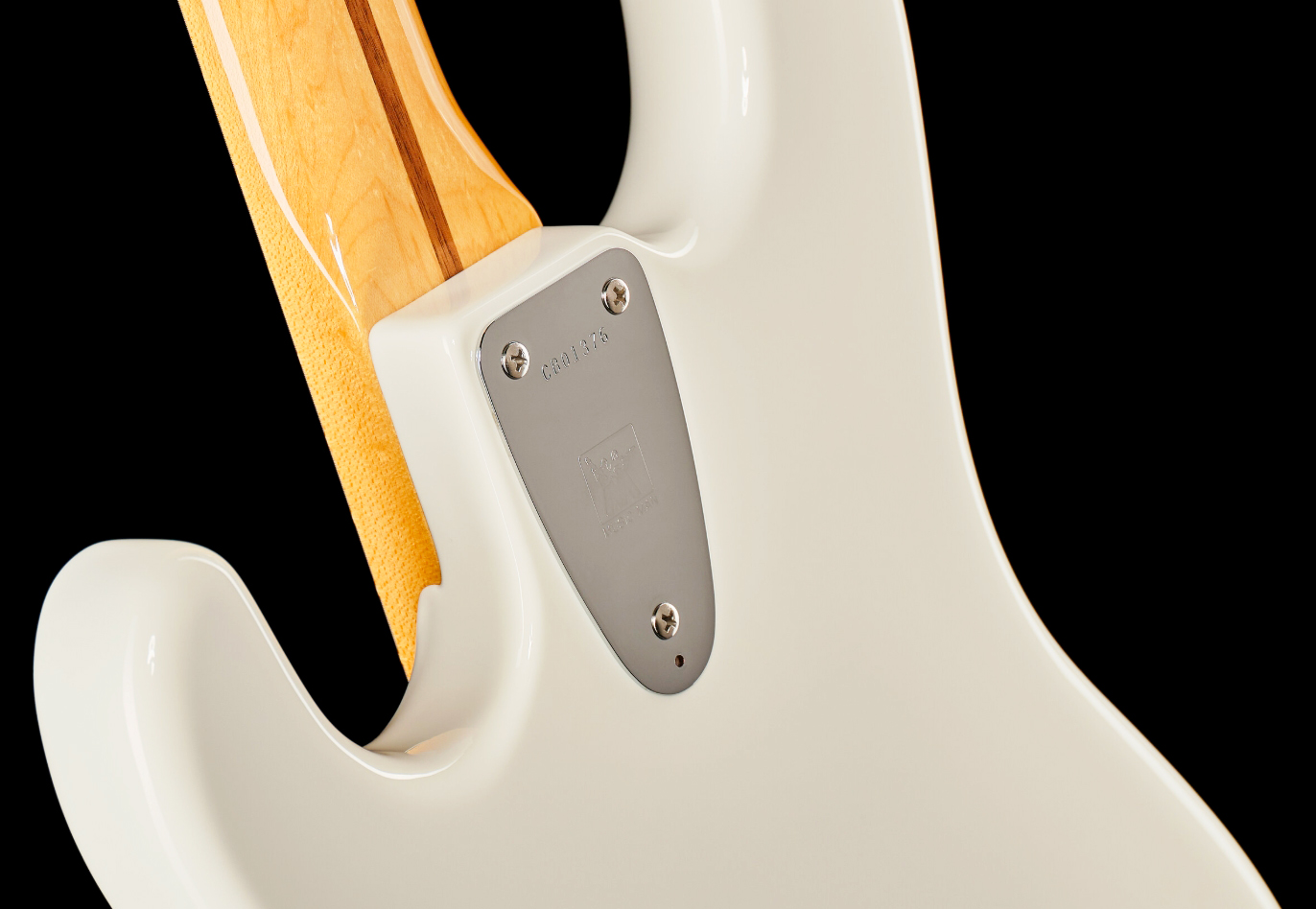 Music Man Stingray Retro 70s Usa Active Mn - White - Basse Électrique Solid Body - Variation 3