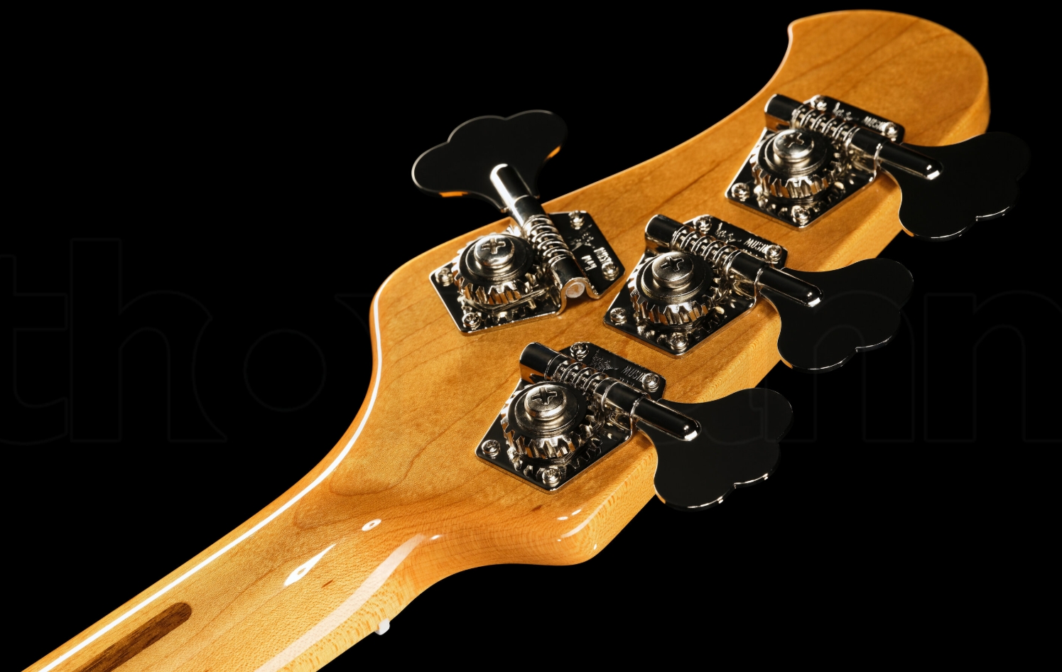 Music Man Stingray Retro 70s Usa Active Mn - Black - Basse Électrique Solid Body - Variation 5