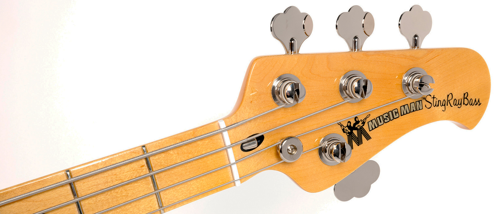 Music Man Stingray Retro 70s Usa Active Mn - White - Basse Électrique Solid Body - Variation 6