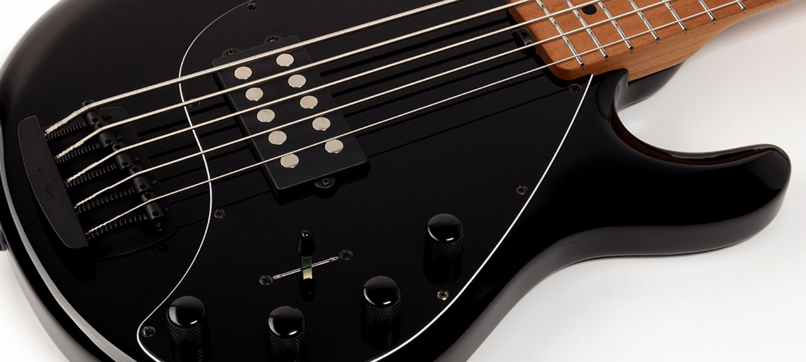 Music Man Stingray Special 5c 2h 2020 Active Mn - Black - Basse Électrique Solid Body - Variation 2