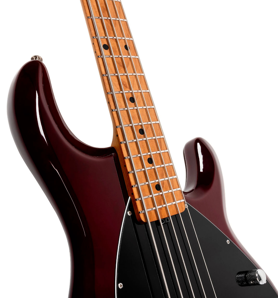 Music Man Stingray Special H 5c Active Mn +housse - Translucent Oxblood - Basse Électrique Solid Body - Variation 3