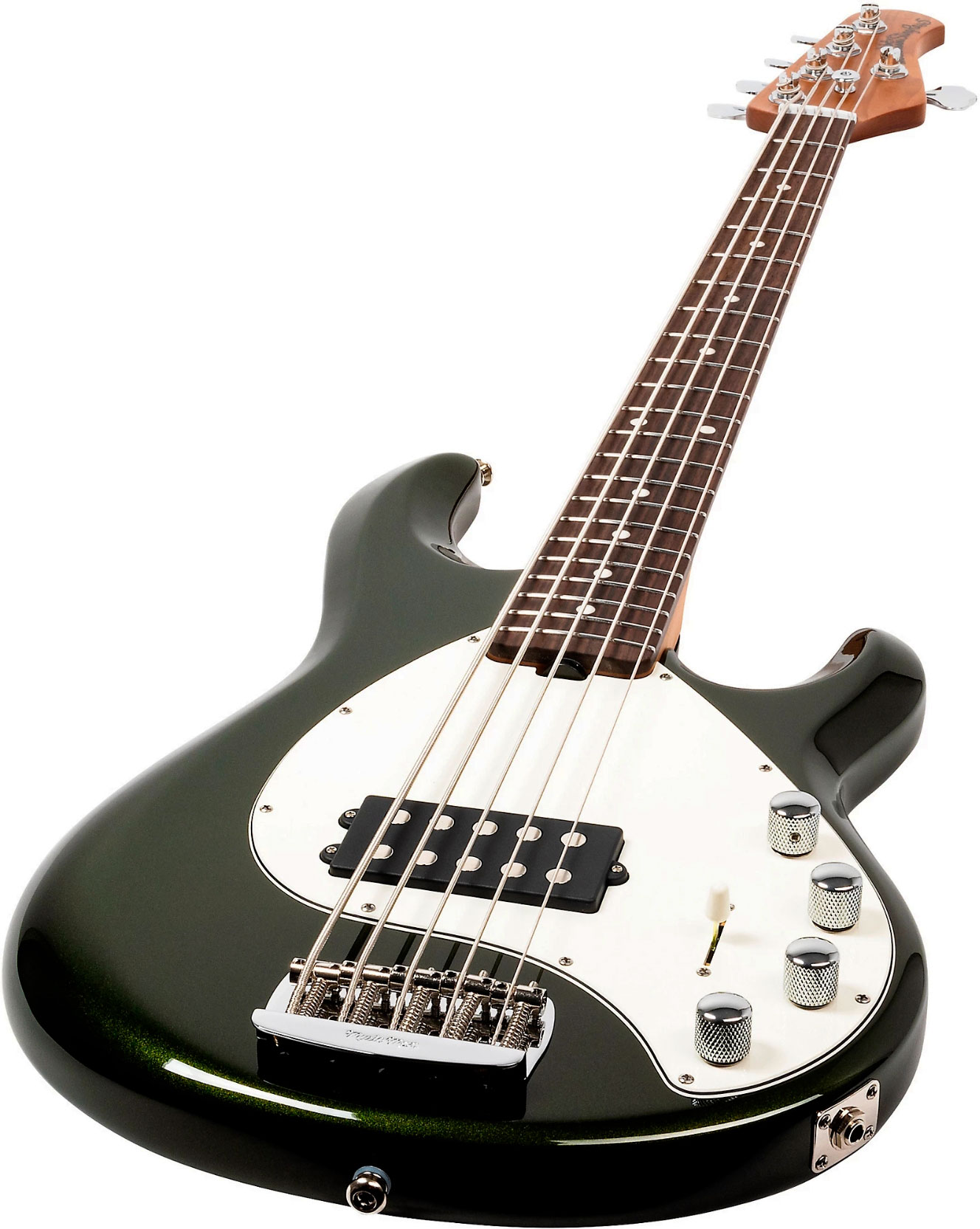 Music Man Stingray Special H 5c Active Rw +housse - Fallout Green - Basse Électrique Solid Body - Variation 2