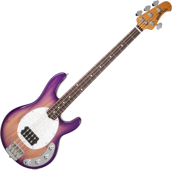 Music man StingRay Special H (RW) +Case - purple sunset Solid body