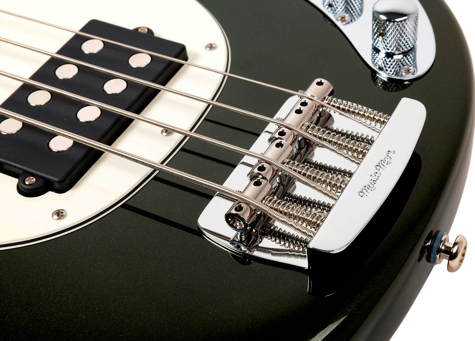 Music Man Stingray Special H Active Rw +housse - Fallout Green - Basse Électrique Solid Body - Variation 4
