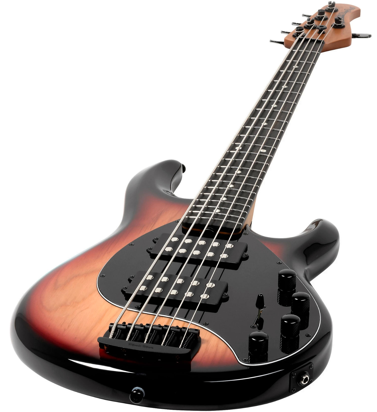 Music Man Stingray Special Hh 5c Active Eb +housse - Faded Vintage Sunburst - Basse Électrique Solid Body - Variation 2