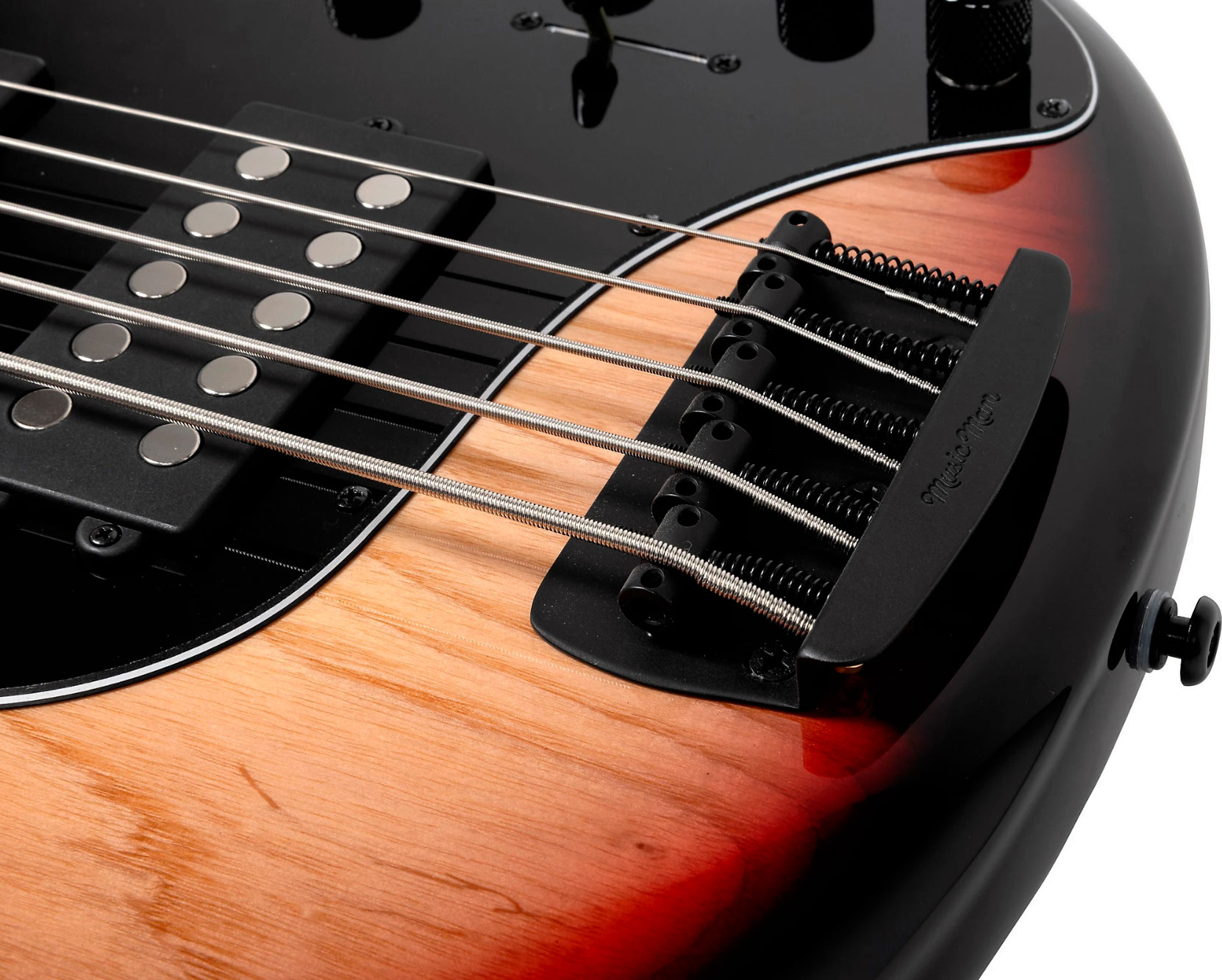 Music Man Stingray Special Hh 5c Active Eb +housse - Faded Vintage Sunburst - Basse Électrique Solid Body - Variation 4