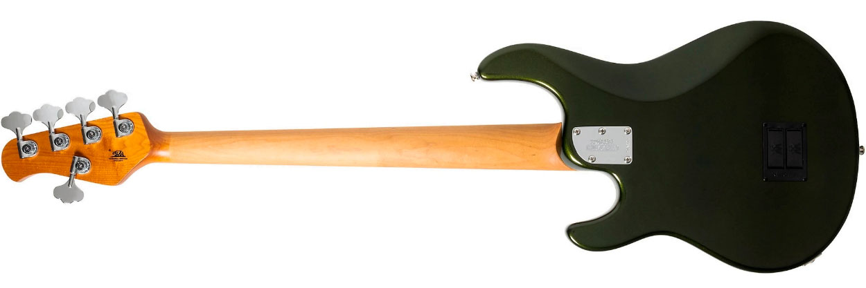 Music Man Stingray Special Hh 5c Active Rw +housse - Fallout Green - Basse Électrique Solid Body - Variation 1