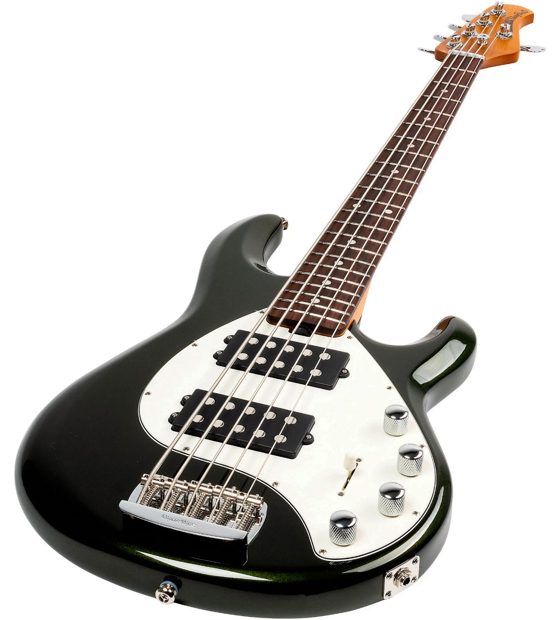 Music Man Stingray Special Hh 5c Active Rw +housse - Fallout Green - Basse Électrique Solid Body - Variation 2