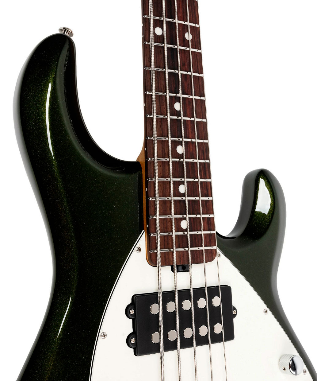 Music Man Stingray Special Hh 5c Active Rw +housse - Fallout Green - Basse Électrique Solid Body - Variation 3