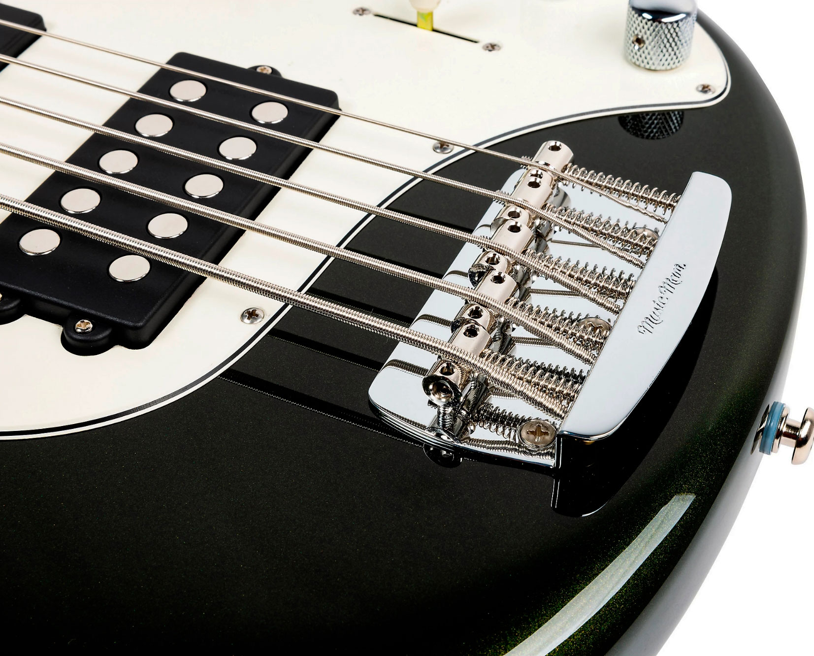 Music Man Stingray Special Hh 5c Active Rw +housse - Fallout Green - Basse Électrique Solid Body - Variation 4