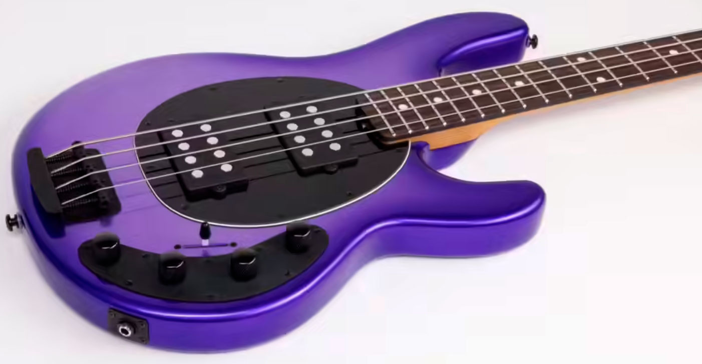 Music Man Stingray Special Hh Active Eb +housse - Grape Crush - Basse Électrique Solid Body - Variation 2