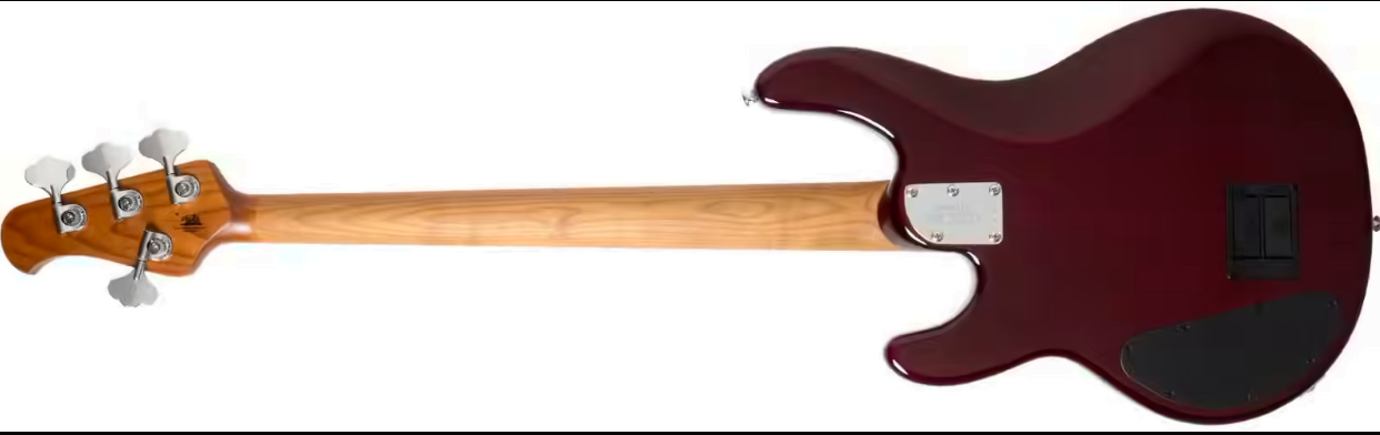 Music Man Stingray Special Hh Active Mn +housse - Translucent Oxblood - Basse Électrique Solid Body - Variation 1